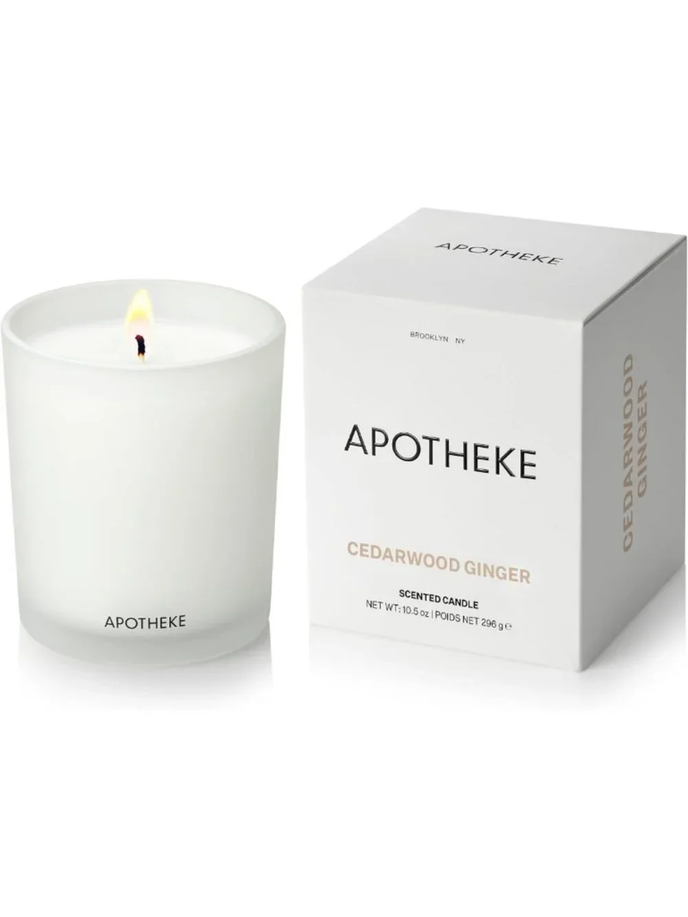 Cedarwood Ginger Scented Candle - 10.5 Oz Aromatherapy Home Decor Gift